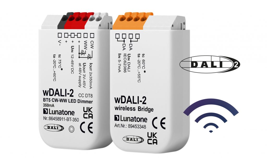 wDALI-2 BT5 CW-WW LED Dimmer CC DT8